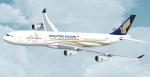 FSX/P3D Singapore Airlines '50th Anniversary' (9V-SJE) Thomas Ruth A340-300 Texture